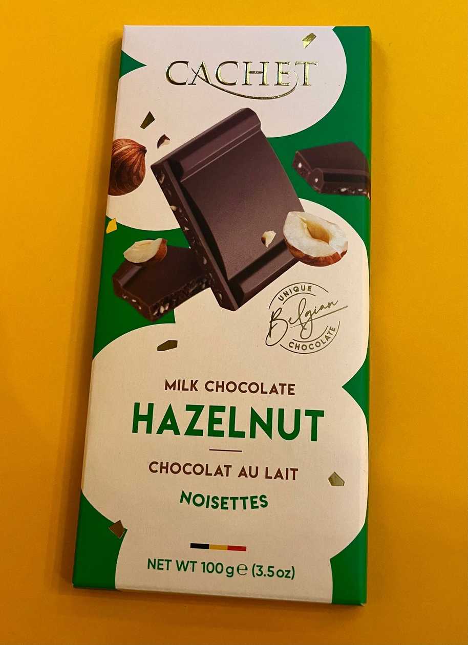 Belgian Milk Chocolate With Hazelnuts Cachet