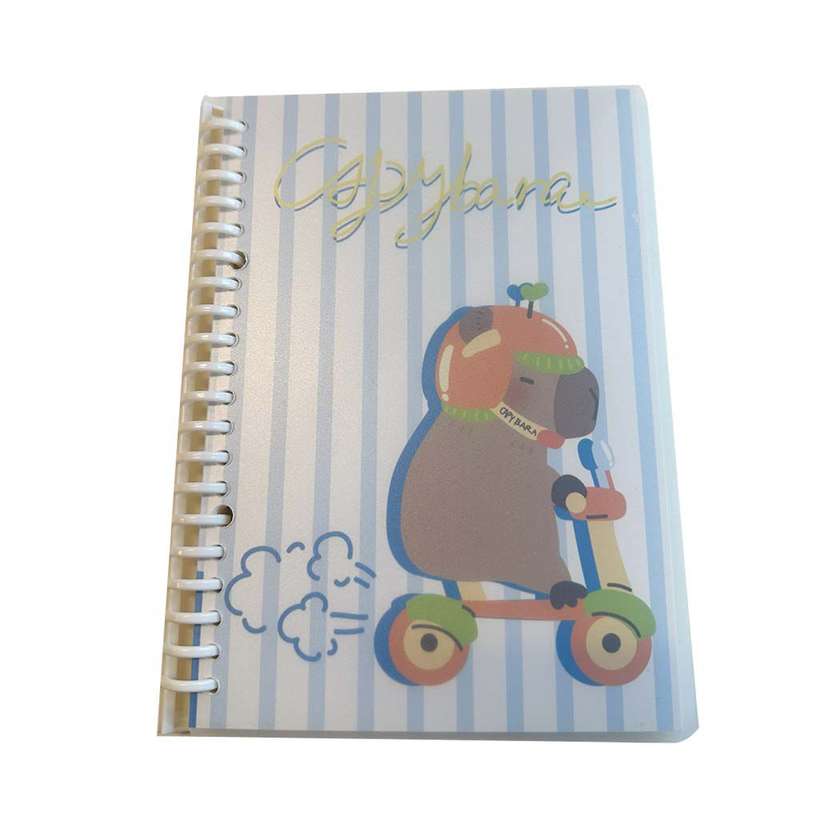 MIMI BARA Collection A5 Loose-leaf Wire-bound Book (Bike Riding, 80 Sheets)