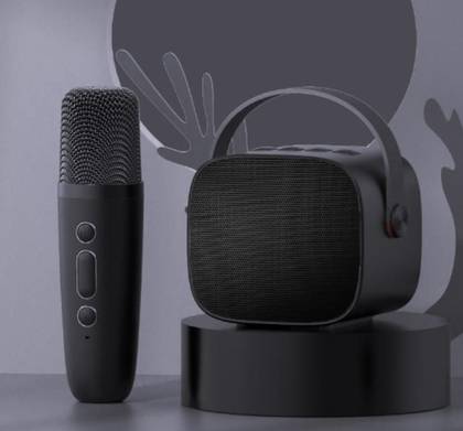 Microphone & Wireless Speaker Set  Model: M8(Black)