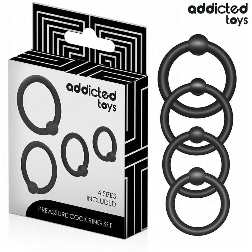 ADDICTED TOYS - Set Of Pressure Silicone Erection Rings