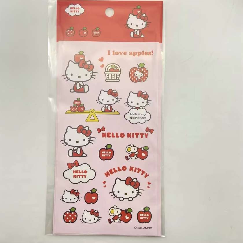 Hello Kitty Apple Season Series Stickers (10x22cm)