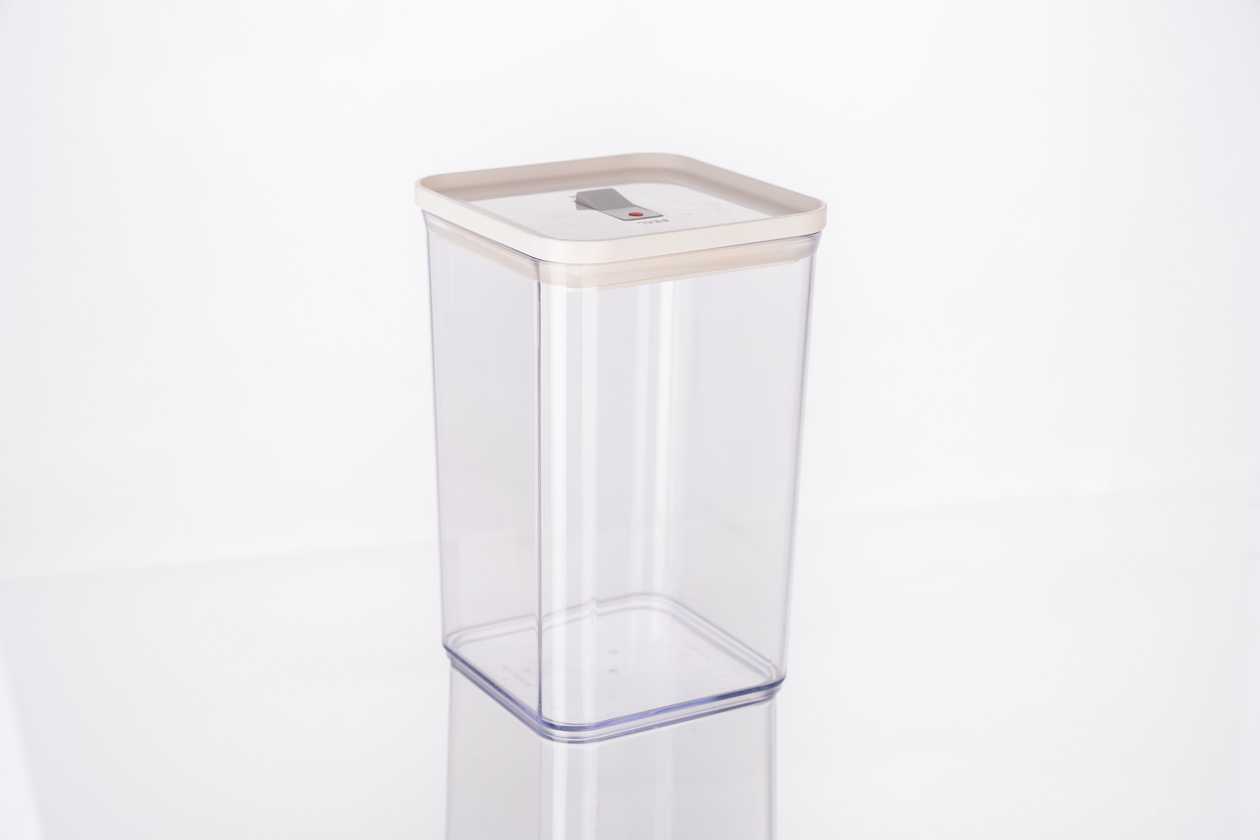 White Food Container with Valve 1400mL (Large)