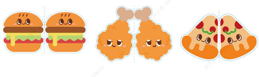 Happy Foods Collection Greeting Card (B) (3 Assorted Models)