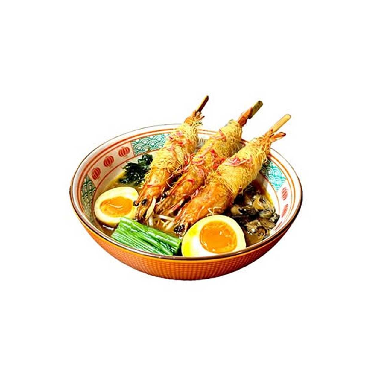 Seafood Noodles with Soy Sauce