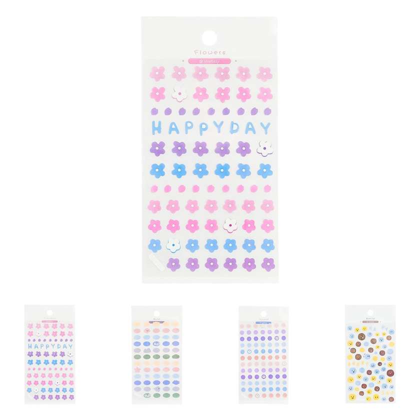 Exquisite Diary Stickers (Round) (4 Assorted Models)