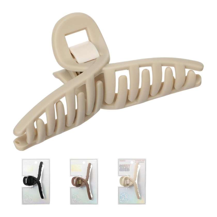 Basic Safe Series Hair Claw Clip (No Spring)