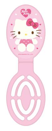 Sanrio characters Pink Collection Oval Folding Mirror Brush (Hello Kitty)