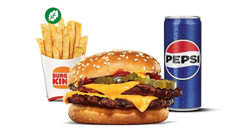 Plant - Based Double CheeseBurger Menu