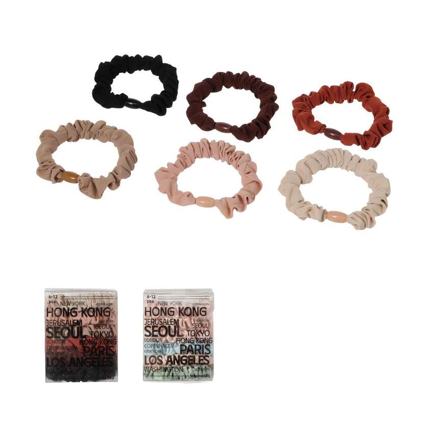 Elegant Hair Ties in Box (6 pcs)