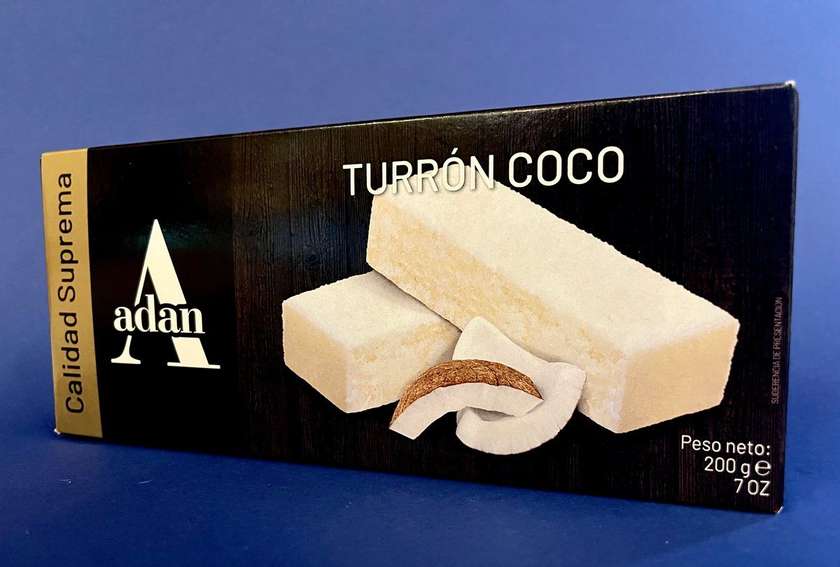 Coconut-flavored turron