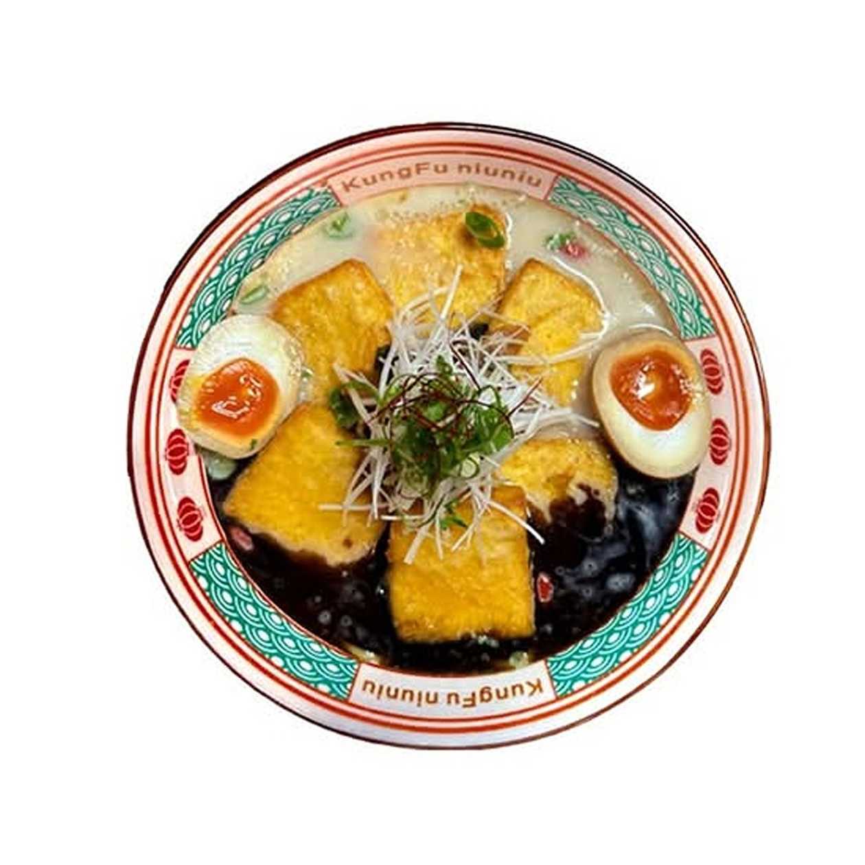Black Garlic Golden Tofu Noodles