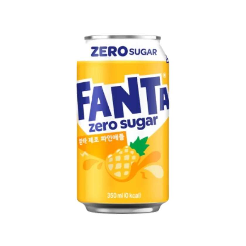 Fanta Zero Pineapple 355ml (SOUTH KOREA)