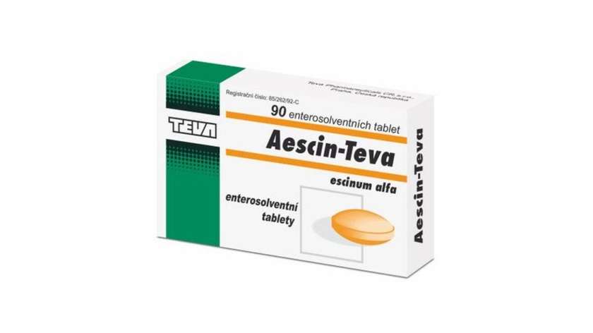 Aescin Teva 20 mg enteric-coated tablets