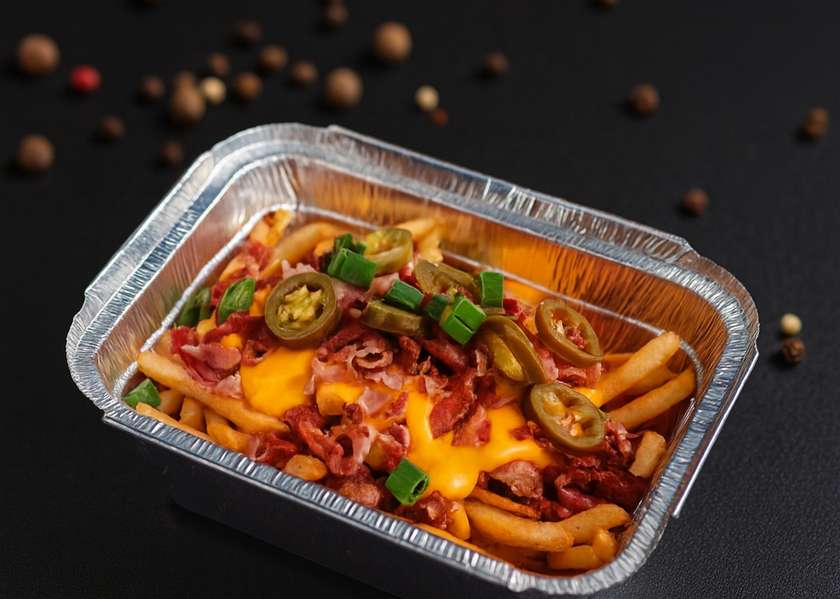 Muncheez fries + halapenjo