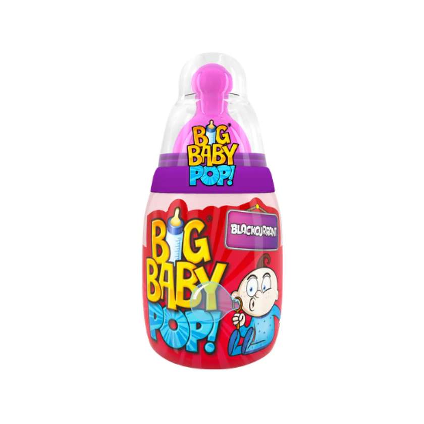 Bazooka Big Baby Pop! Blackcurrant 32g