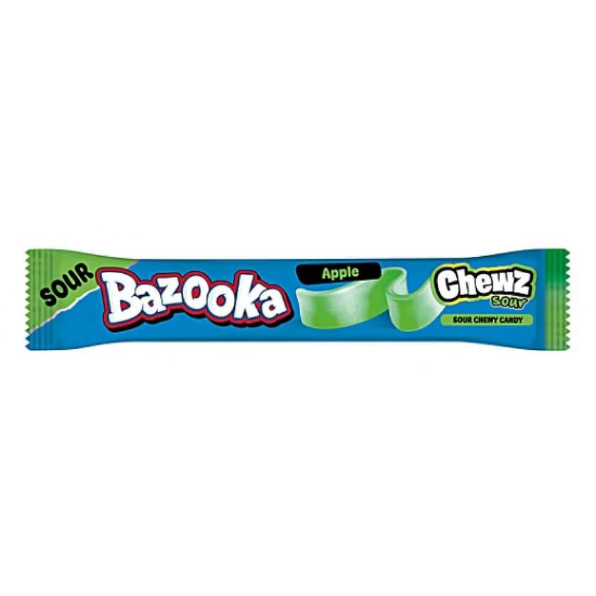 Bazooka Chewz Sour Bar Apple 14g
