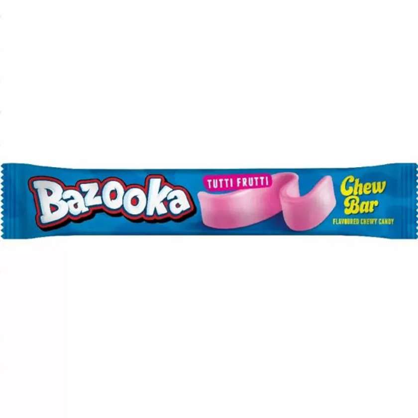 Bazooka Chew Bar Tutti Frutti 14g