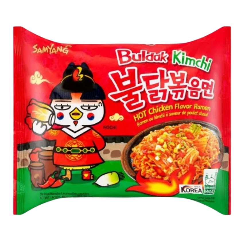 Samyang Buldak Instant Noodles Kimchi Hot Chicken 130g