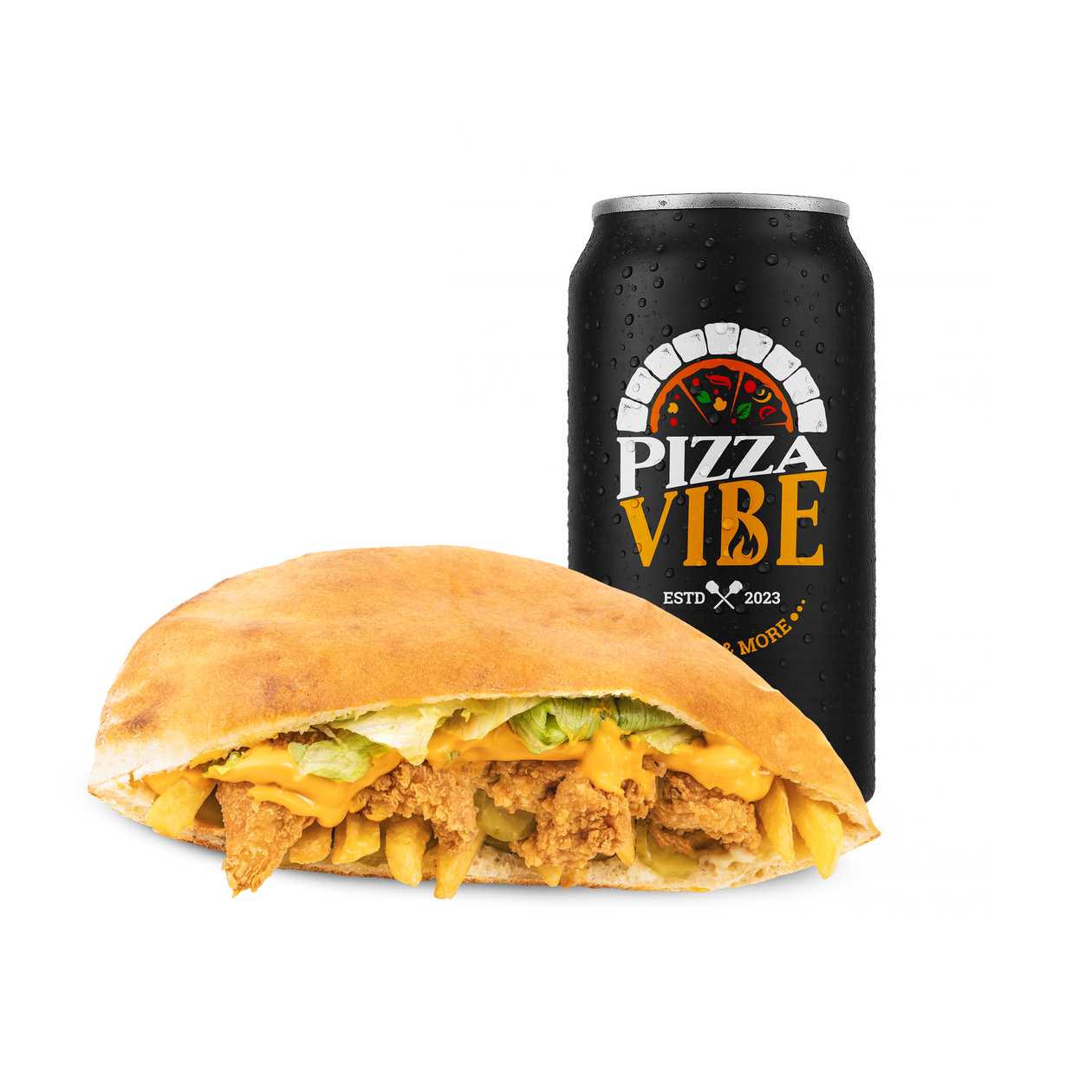 Crispy Cheddar Pocket (370 g) + Soft Drink 0.33 L