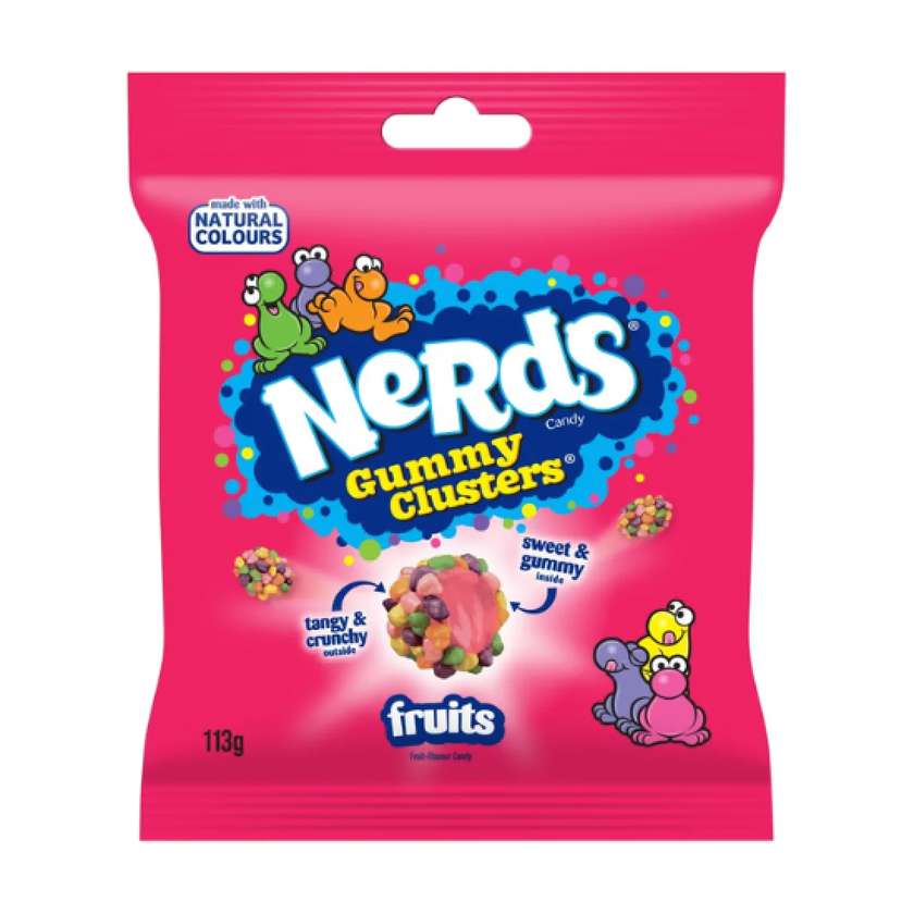 Nerds Gummy Clusters Rainbow 113g
