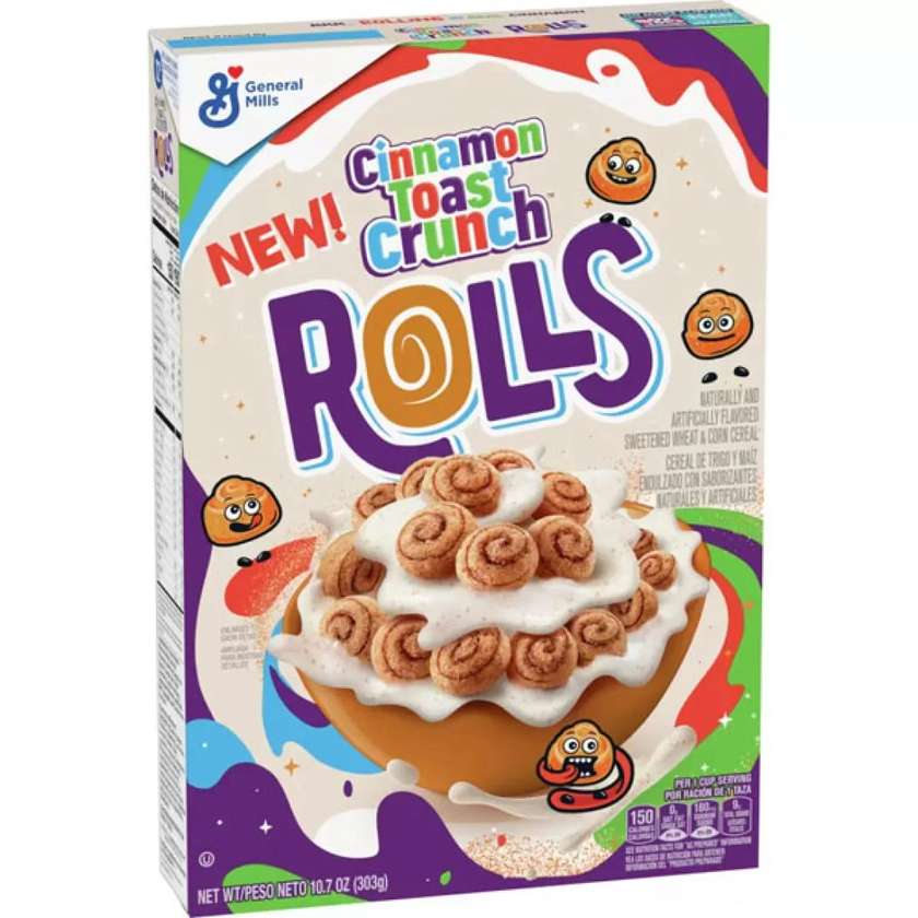 General Mills Cinnamon Toast Flavored Crunch Rolls 303g