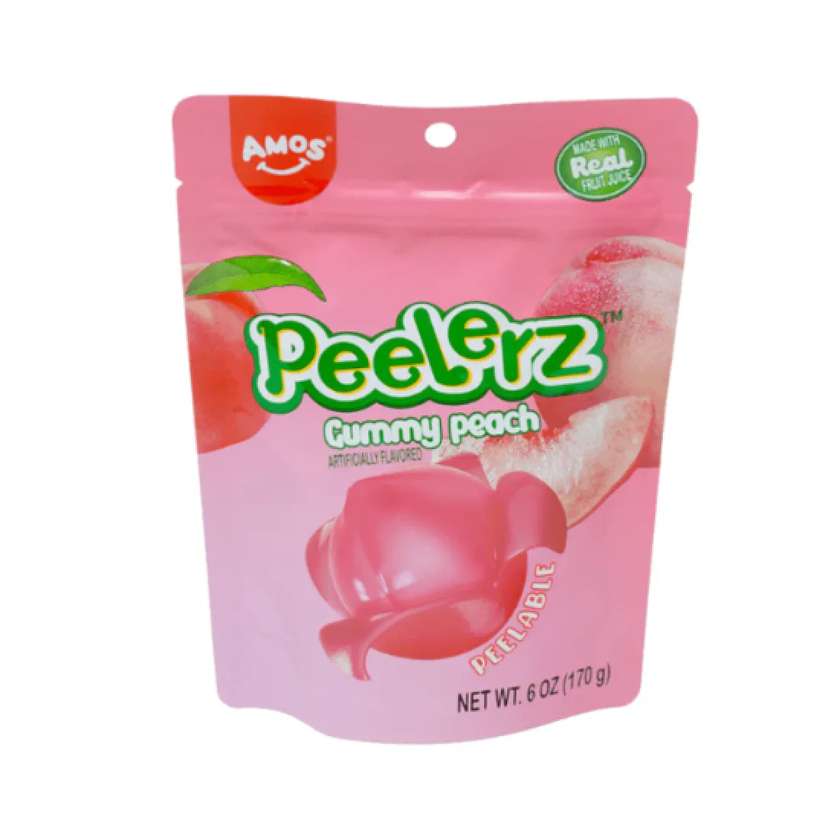 Amos Peelerz Gummy Peach 170g