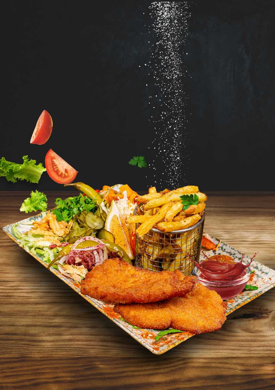 Chicken Schnitzel Menu