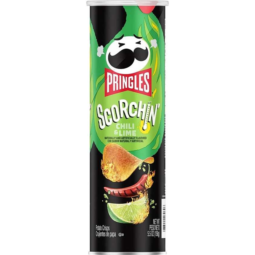 Pringles Scorchin Chill & Lime 158g