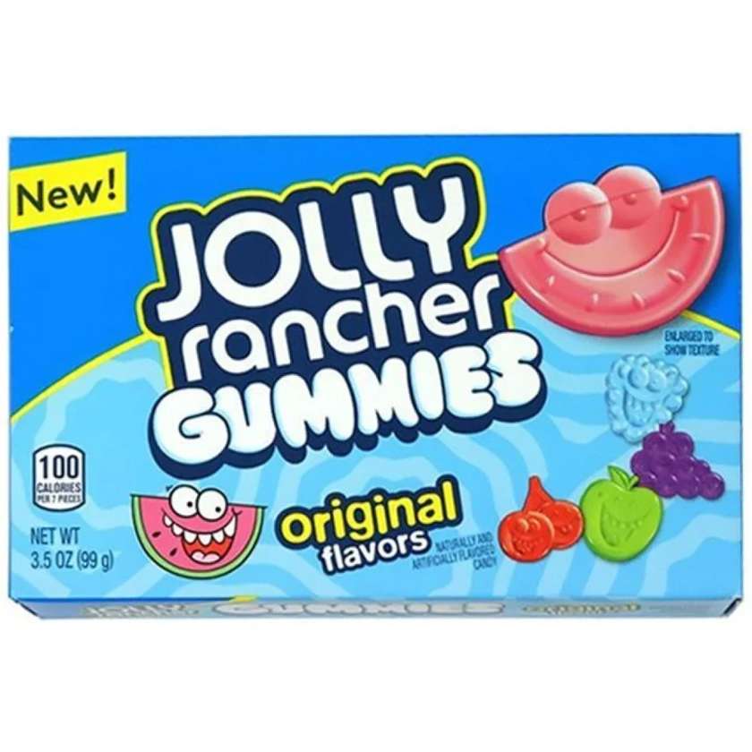 Jolly Rancher Gummies Original Theatre Box - fruit flavored gummy candies 99g