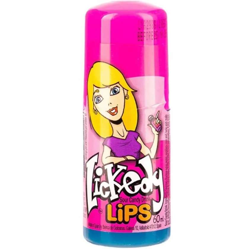 Brain Licker Lickedy Lips Sour Candy - sour fruit flavored liquid candy 0.06L