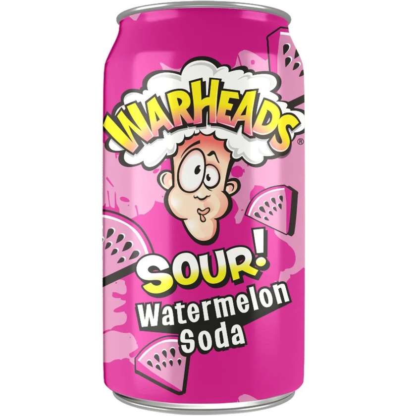 Warheads Sour! (USA) Watermelon Soda - watermelon 355ml
