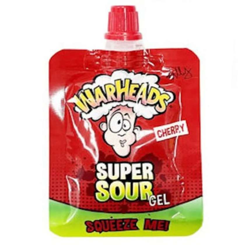 Warheads Super Sour Squeeze Me Gel - cherry flavored liquid candy 20g