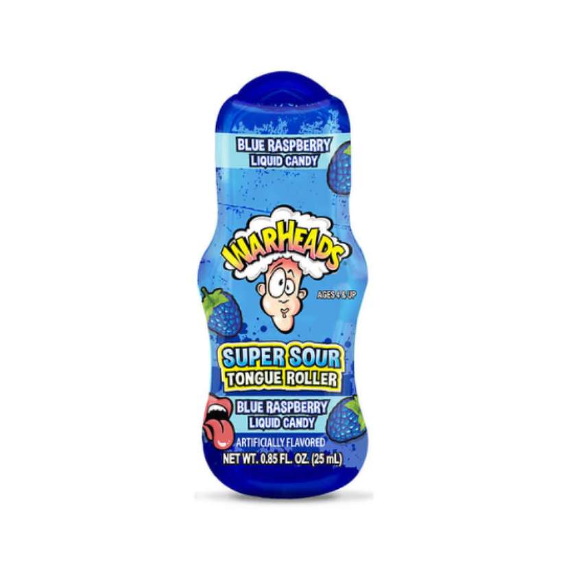 Warheads Super Sour Tongue Roller - blue raspberry 25ml
