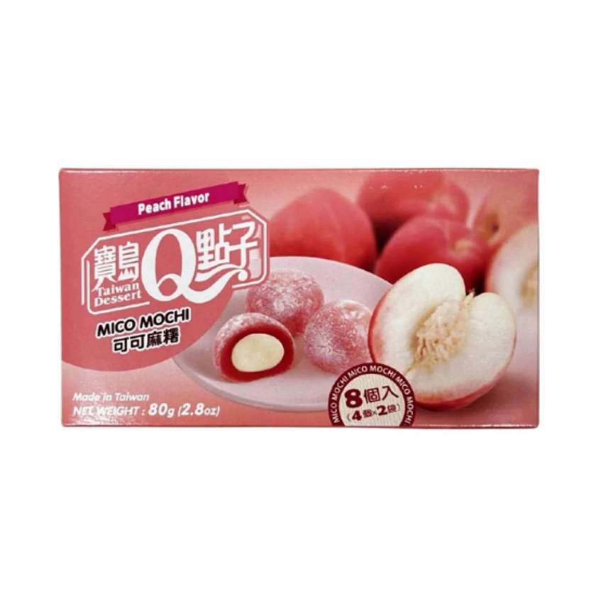 Q Brand Cacao Peach Mochi 80g TWN