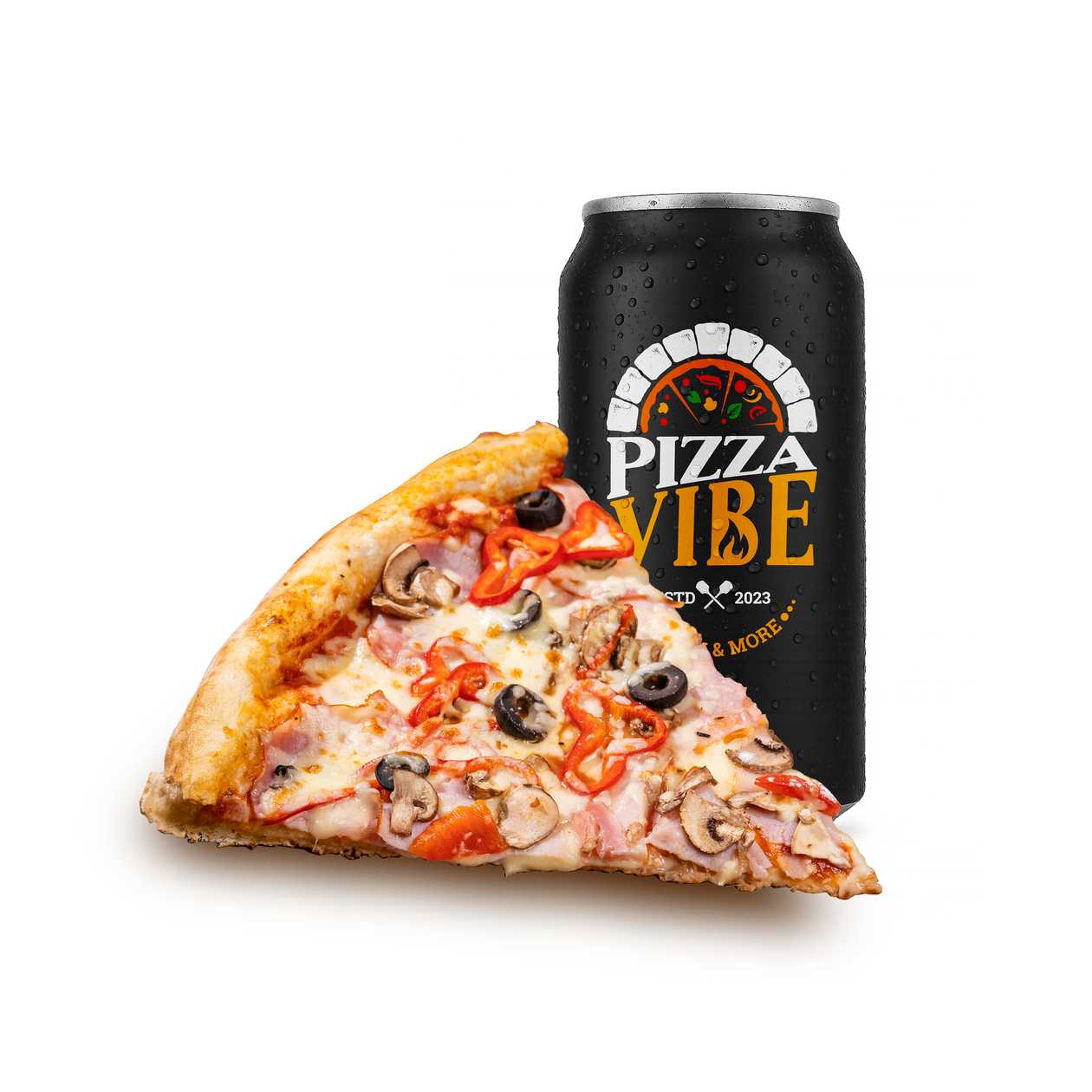 Pizza Slice (200 g) + Soft Drink 0.33 L