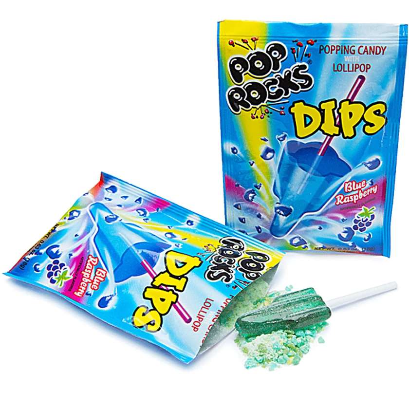 Pop Rocks Dips Blue Raspberry 18g
