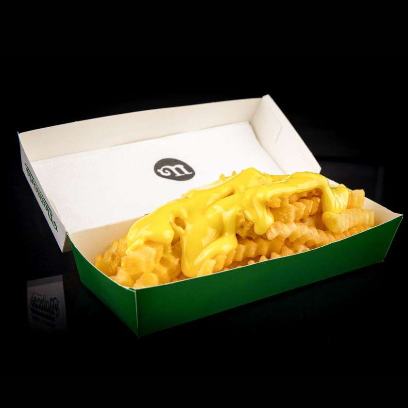 Картопля фрі з сирним соусом (велика), 240/60г (41615)