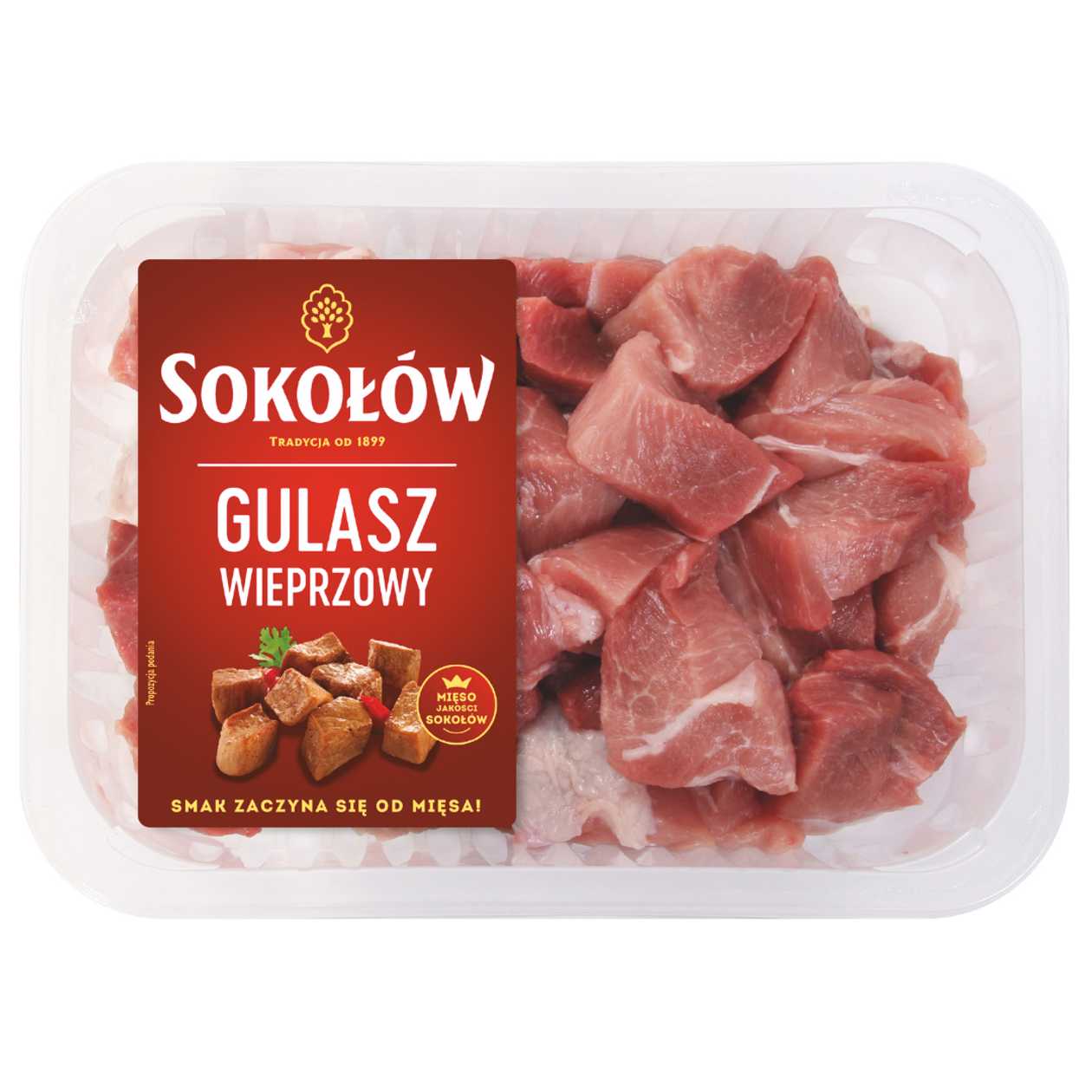 Mięso Wieprzowe z Łopatki (kostka) Sokołów 350g (expires soon)