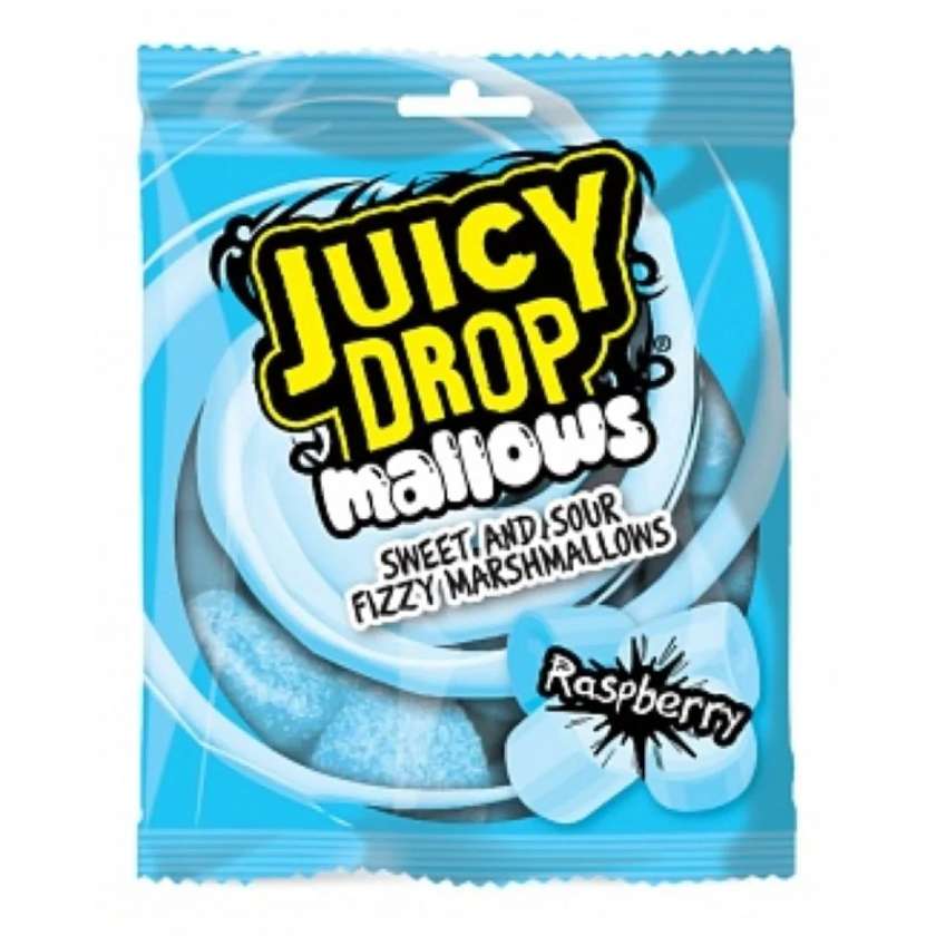 Bazooka Juicy Drop Mallows Raspberry 100g