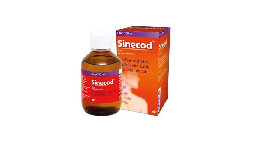 Sinecod 0.15% syrup. 200ml cz