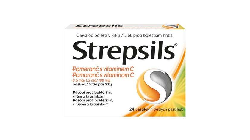 Strepsils Orange with Vitamin C pas.24
