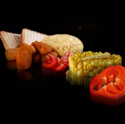 Omelet with vegetables and chicken nuggets, 440g