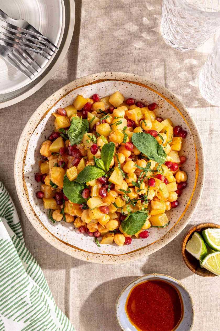 Channa Chaat salad