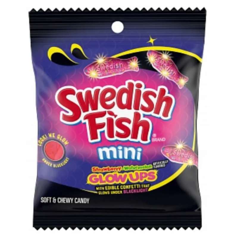 Swedish Fish Mini Glow Ups 190g