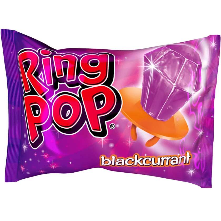 Bazooka Ring Pop BLACKCURRANT 10g