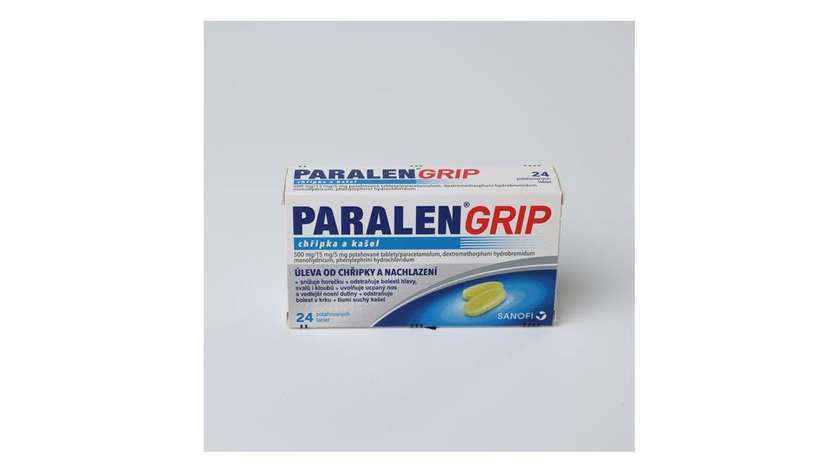 Paralen Grip Flu and Cough 500 mg/15 mg/5 mg film-coated tablets