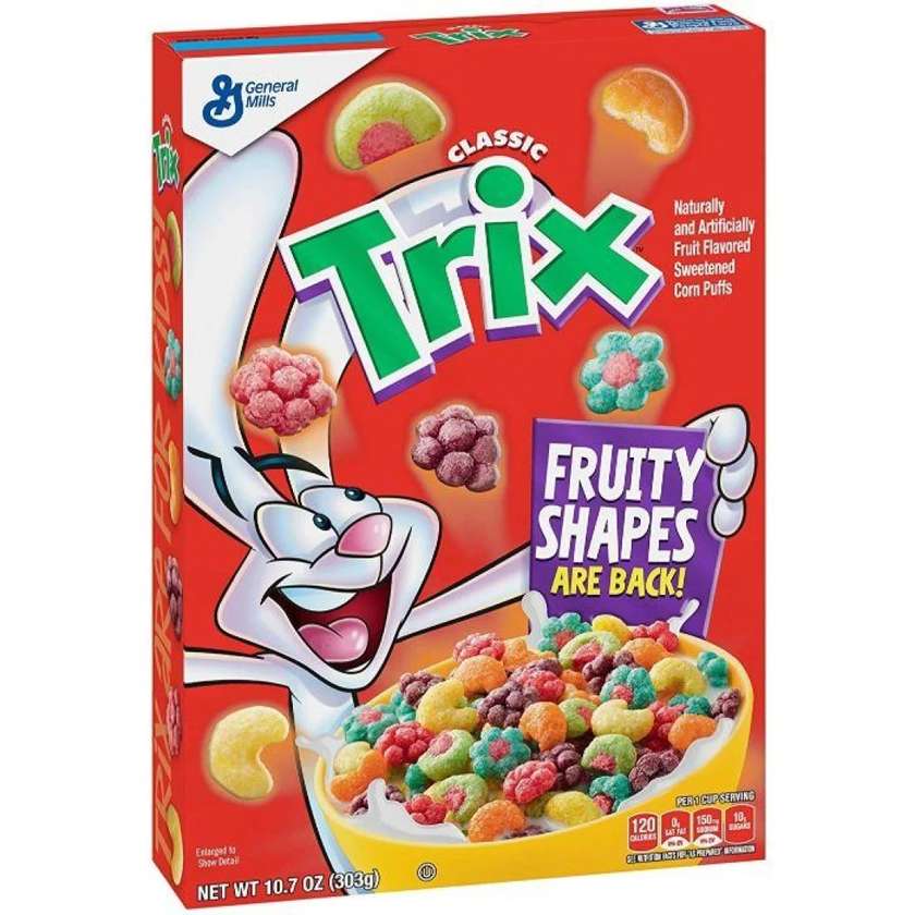 General Mills Trix Cereal - fruits 303g