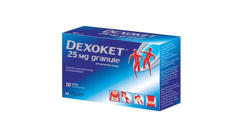 Dexoket 25mg por gra sol 10