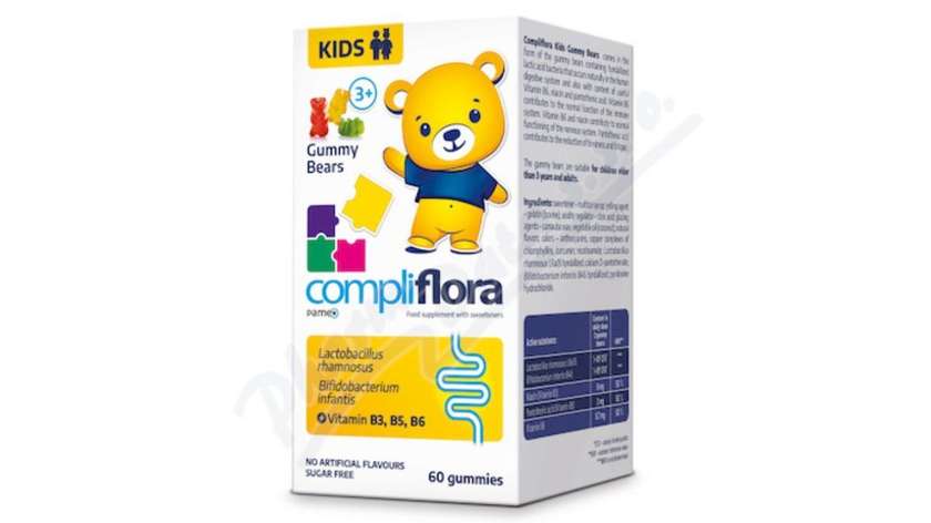 Compliflora Kids Gelatin Bears from 3 years 60pcs