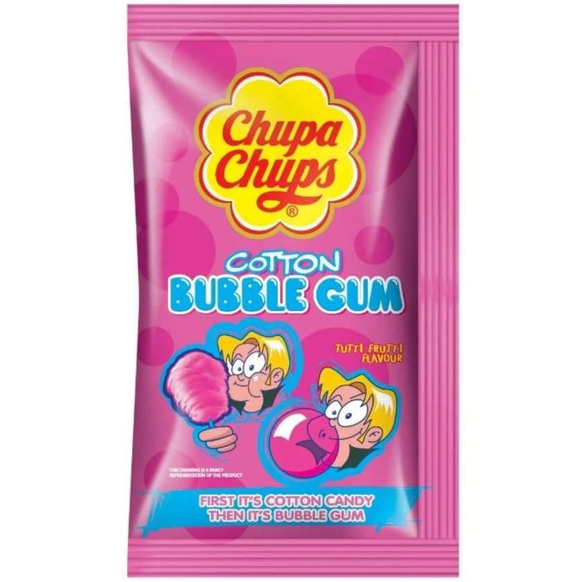 Chupa Chups Cotton Candy Gum - cotton candy flavored gum 11g